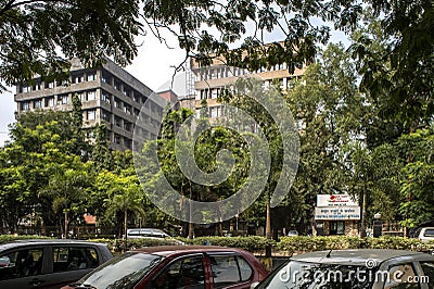 Heritage architecture-Central Government offices/Kendriya sarkar ke karyalaya- CBD Belapur; Navi Mumbai; Maharashtra 400614- Editorial Stock Photo