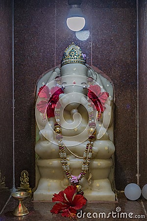 Heritage GANESH at Shri Kuldevi Bahudhamataji-Temple Nayka; Ta. Sami; Dist. Patan; Pin Code : 384245; Gujarat; India Stock Photo