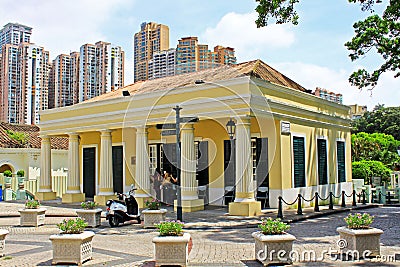 Taipa Heritage Building, Macau, China Editorial Stock Photo