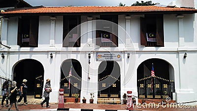 Heritage building in Malacca Editorial Stock Photo