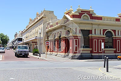 Heritage buildings Fremantle, Perth, Western Australia Editorial Stock Photo