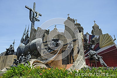 The Heritage of Cebu Monument in Philippines Editorial Stock Photo