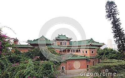 Heritage Chinese Mansion in Panorama view Stock Photo
