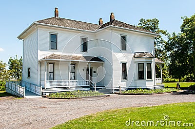 Heritage Farm House Stock Photo