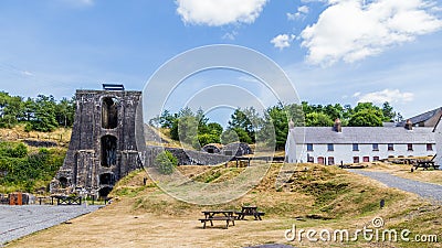 Blaenavon Ironworks in Wales, UK Stock Photo