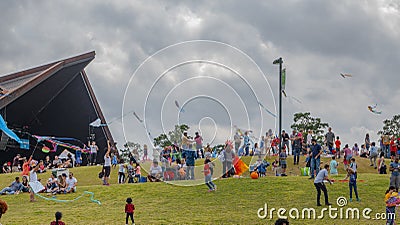 Houston, Texas, USA March, 24th, 2019 Kite Festival Editorial Stock Photo