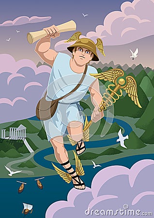 Hermes Vector Illustration
