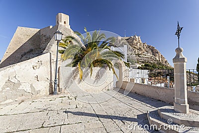 Hermitage church,ermita santa cruz.Typical neighborhood histori Editorial Stock Photo