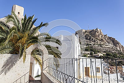 Hermitage church,ermita santa cruz.Typical neighborhood histori Editorial Stock Photo