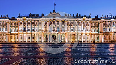 Hermitage on Palace Square, St. Petersburg Stock Photo