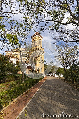 Tices church in Ohanes Almeria Stock Photo