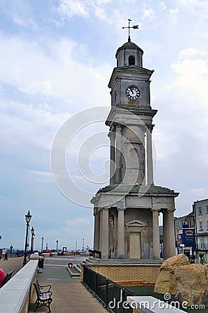 Herne Bay clock tower Stock Photo