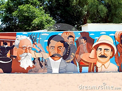 Heroes Of The Mexican Revolution Editorial Stock Photo