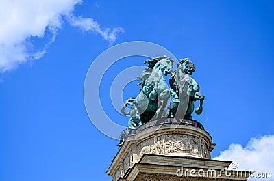 Heroes Square - Budapest, Hungary Stock Photo