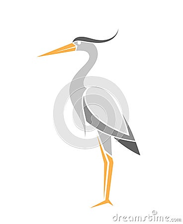 Heron Vector Illustration