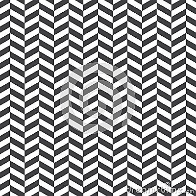 Herringbone abstract background. black colors surface pattern with chevron diagonal lines. Classic geometric ornament. Vector Illustration