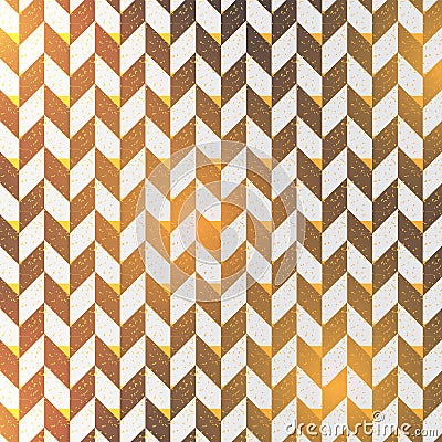 Herringbone abstract background. black colors surface pattern with chevron diagonal lines with golden light. Classic geometric Vector Illustration