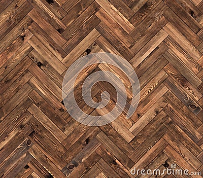 Herringbone natural parquet seamless floor texture Stock Photo