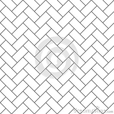 Herringbone parquet diagonal seamless pattern Vector Illustration