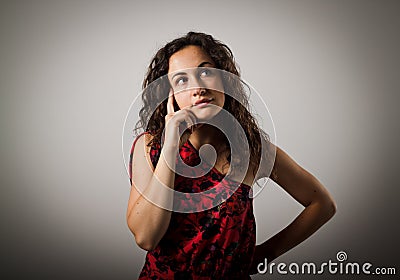 Hesitation Stock Photo