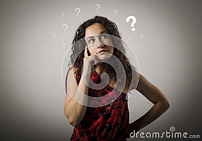 Hesitation Stock Photo