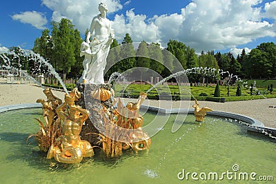 Het Loo garden Stock Photo