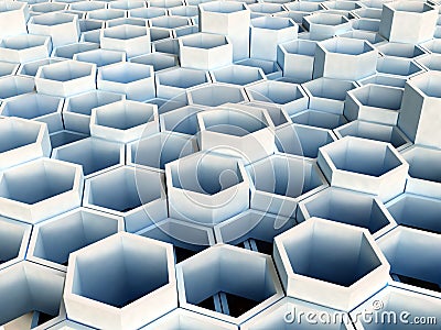 Hexagon 01 Stock Photo