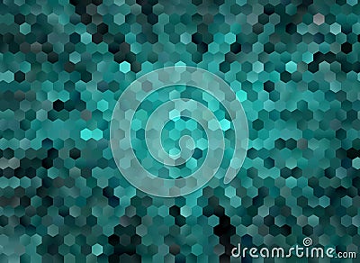 Hexagon abstract background Stock Photo