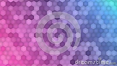 Hexagon abstract gradient background. Honeycomb pattern. Futuristic sci-fi style. Modern look. Many Hexagon shapes in order. Vector Illustration