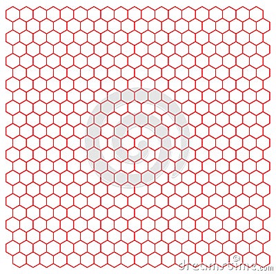 hexagon grid pattern. Line grid. hexagon texture. mesh background. Vector Illustration