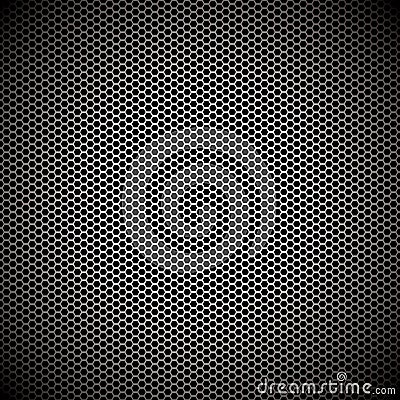 Hexagon metal background Vector Illustration