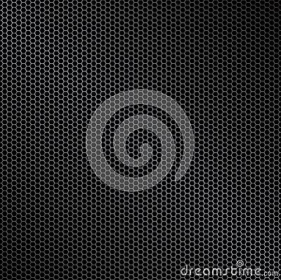 Hexagon metal background Vector Illustration