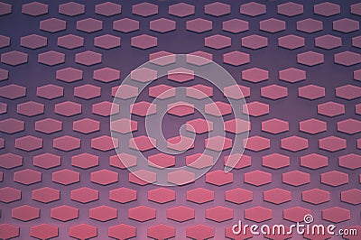 Hexagon pattern. geometric background. hexagonal grid. abstract purple red texture. hex mesh Stock Photo