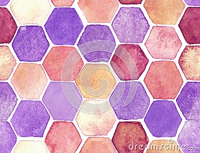 Hexagon pattern Stock Photo