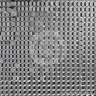 182 Hexagon Pattern: A modern and minimalist background featuring hexagon pattern in contrasting and muted colors that create a Stock Photo
