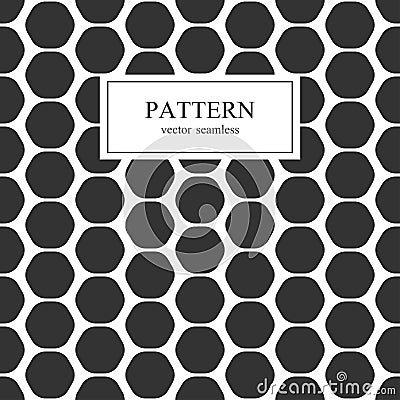 Hexagon seamles geometric pattern. Vector Illustration