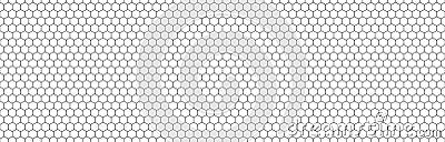 Hexagon seamless background line pattern.Honeycomb background pattern. Vector isolated texture. Comb seamless texture design. E Vector Illustration