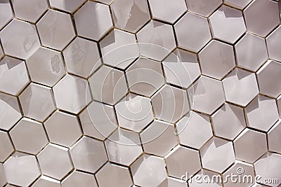 Hexagon Tiles Stock Photo