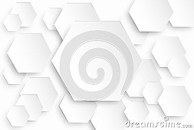 Hexagonal Background Stock Photo