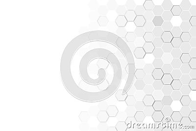 Hexagonal 3d abstract background Stock Photo