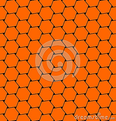 Hexagons pattern. Seamless texture. Vector Illustration