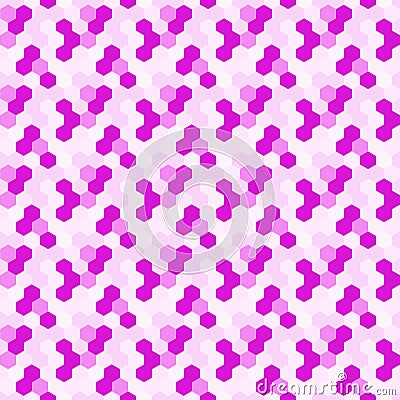 Hexagons seamless pattern background Stock Photo