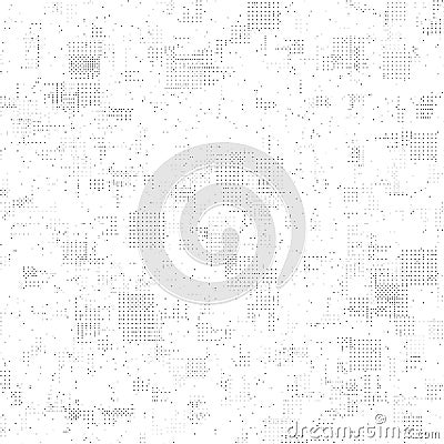 Hi-Res Black and White Grid patterns with basic shapes, dots, rectangles and triangles Stock Photo