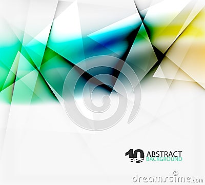 Hi-tech or business futuristic blurred template Vector Illustration