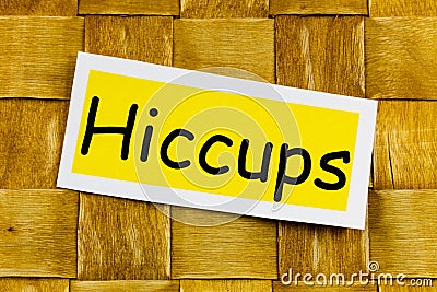 Hiccups health medical baby burp hiccup burping belch breath breathe Stock Photo