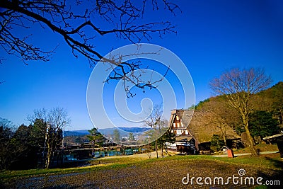 Hida Folk Village Hida No Sato Stock Photo