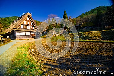 Hida Folk Village Hida No Sato Stock Photo