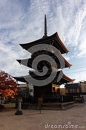 Hida Kokubunji Temple in Takayama Japan Editorial Stock Photo