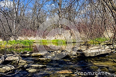 Hidden Waters In Menomonee Falls Stock Photo