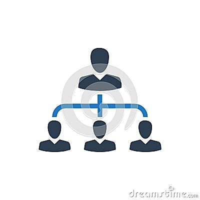 Hierarchy Icon Vector Illustration
